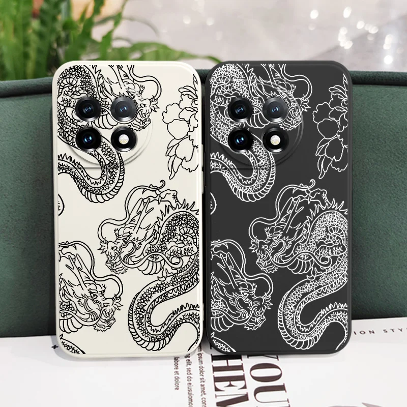 Dragon Travel Liquid Silicone Phone Case - Premium Protection Accessory