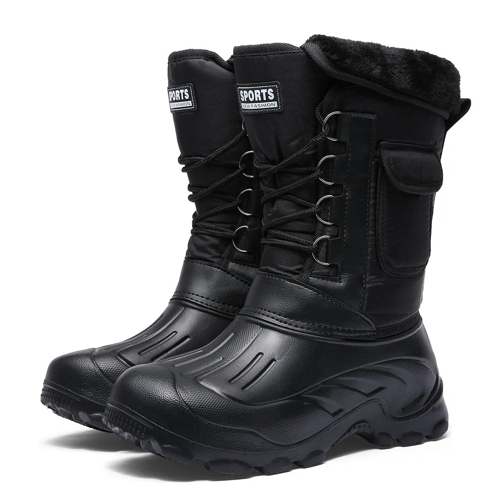 

Outdoor Sports Men Boots 2023 Spring Waterproof Shoes for Men Light Rain Boots Fishing Boots Winter Snow Boots New Work Boots