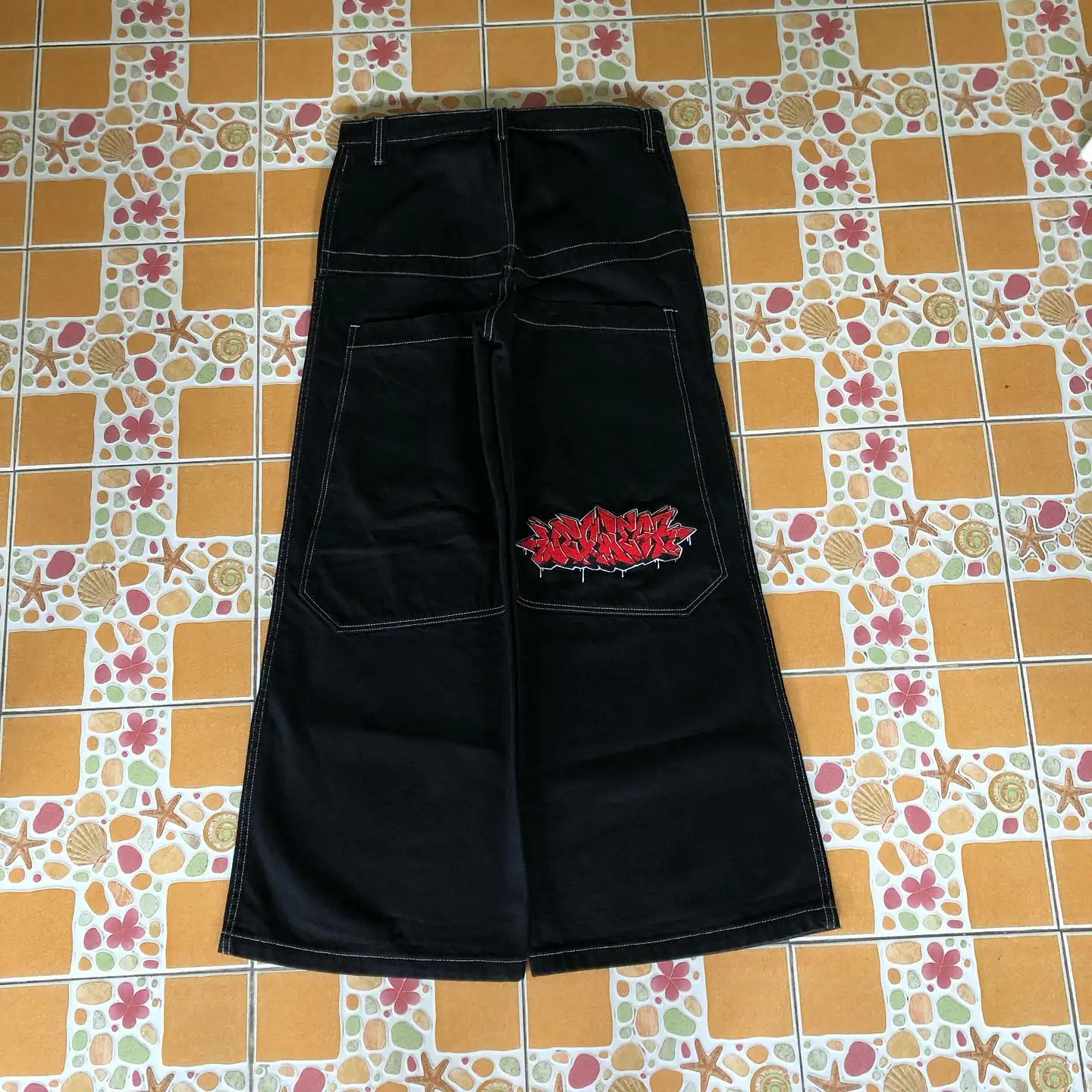 Hip-hop Vintage Y2K Wide Leg Plus Size Pants