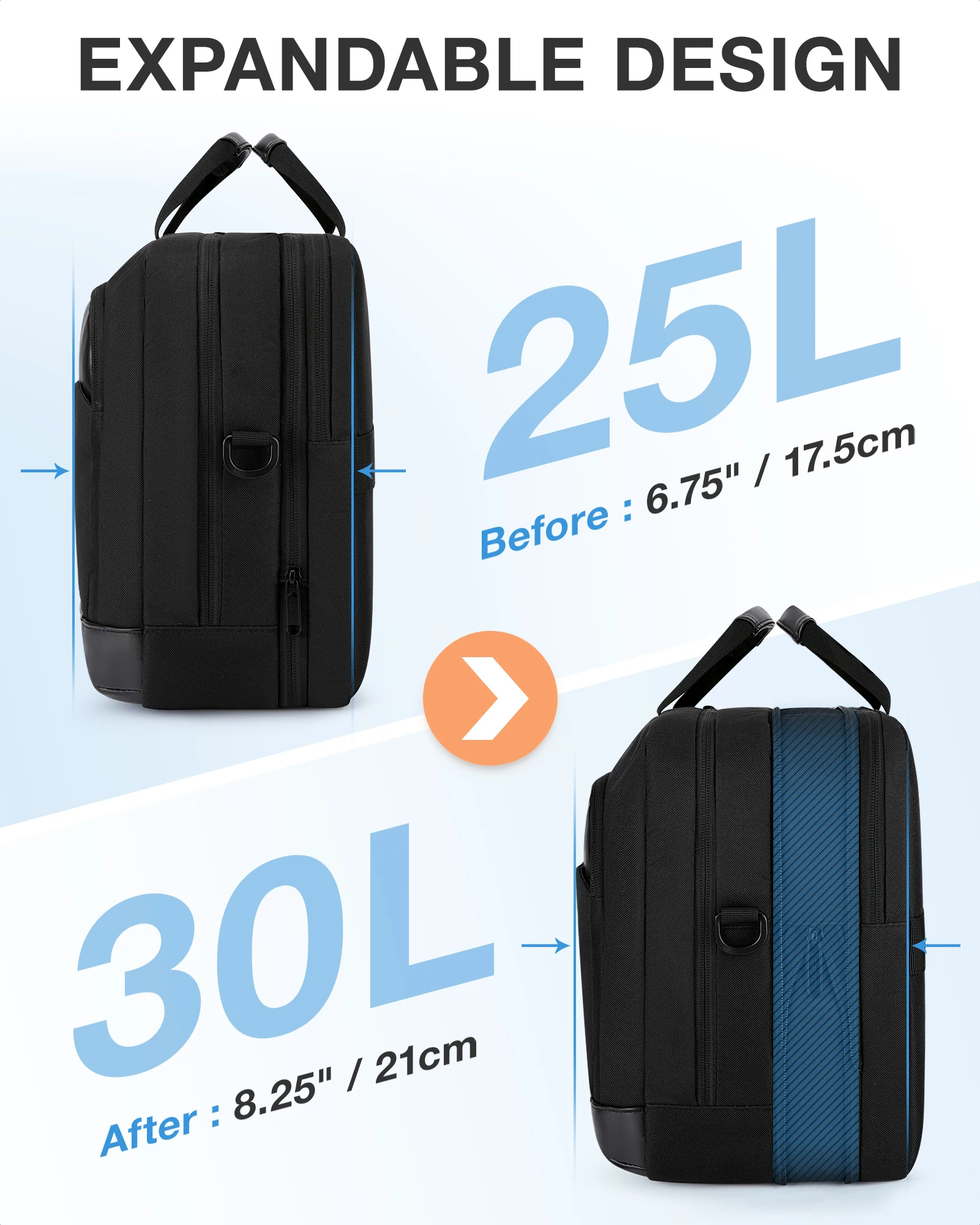 Computador, Bolsa De Ombro, Negócios, Faculdade, Viagem, BAGSMART, 30L, 17,3