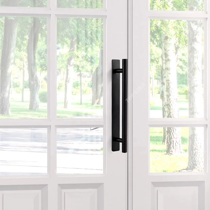 Cabinet Handles No-Punch Room Door Handle Stick-on Wooden Sliding Door Sliding Pulls Pocket Window Glass Knobs
