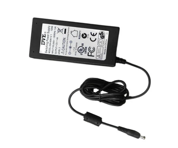 Power Adapter 12V 4A, Barrel 5.5/2.5mm, IEC C14, DSA-60W-12