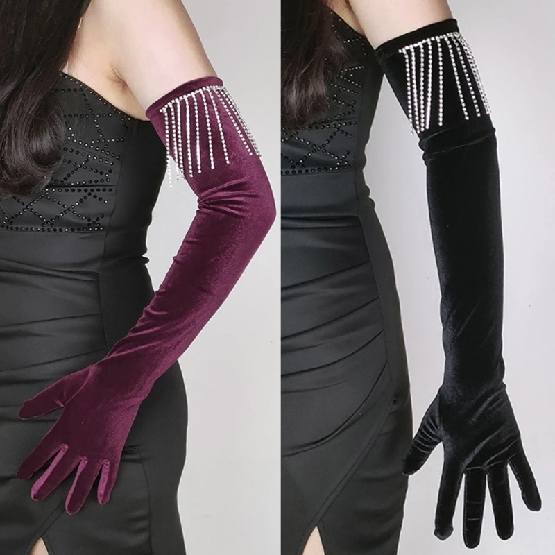 

Banquet Gloves Long Gloves Evening Gloves Women Dance Arm Sleeves Dropship