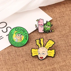 Cute Cartoon Anime Boy Enamel Pin - Whimsical Metal Badge for Backpacks, Clothing, and Gift Giving (3pcs - set)