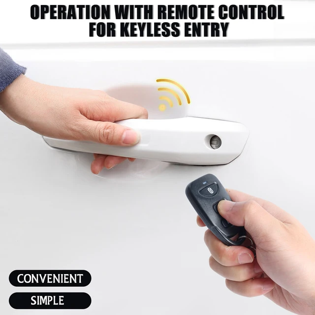 Kit Chiusura Centralizzata Auto Con Telecomando - Serratura Universale Senza Chiave, Sostituzione Per Veicoli