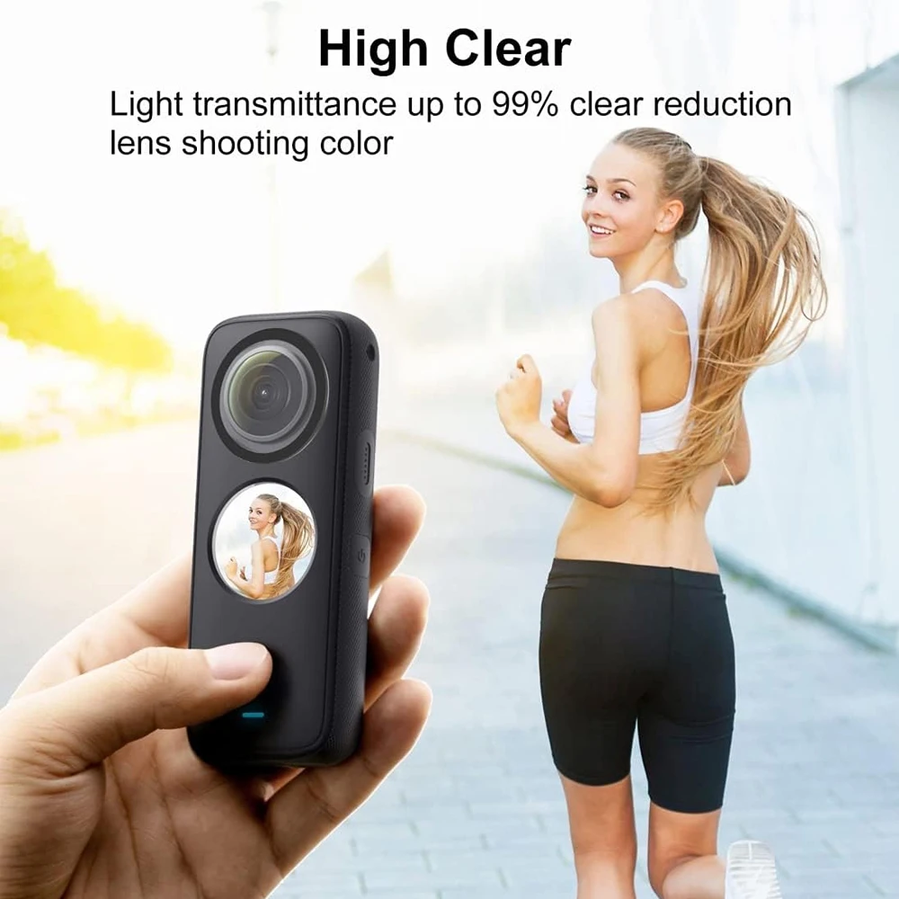 One X2 Lens Guards PC Protective Cover Lens Cap Protector Case for Insta360 One X2 Action Camera Accessories