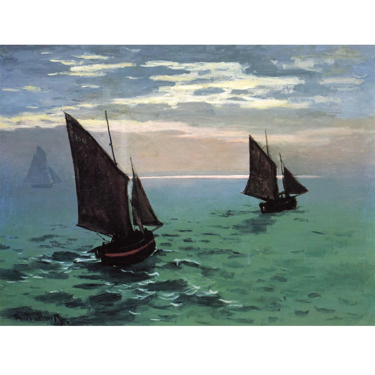 

Bordighera by Claude Monet Hand painted landscape oil painting on canvas Wall art canvas painting for living room Home decor