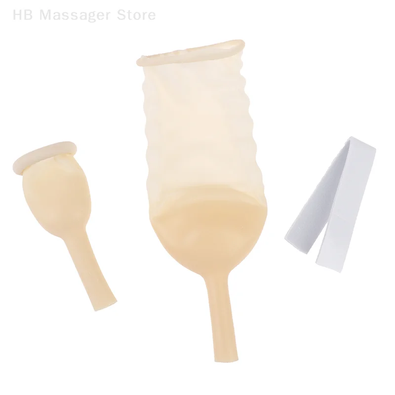 1pcs Male Condom Catheter Men's Urinal Disposable External Catheter Medical Sterilized Latex Urine Collection Sleeve 20/25/30mm