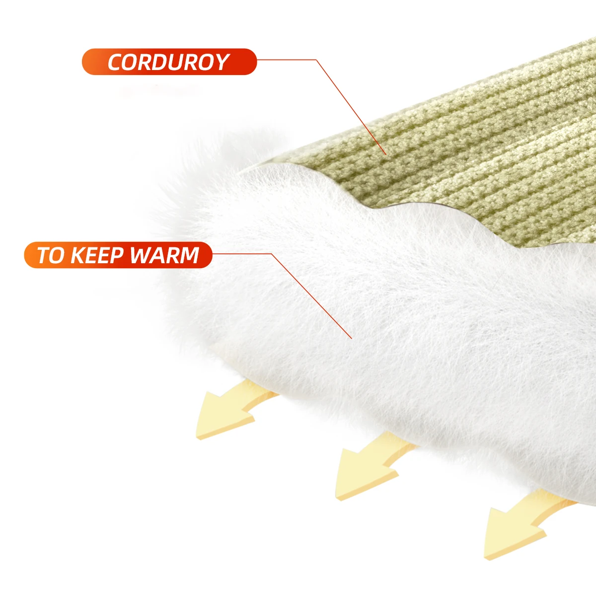 Women's Indoor Cotton Slippers Image 3