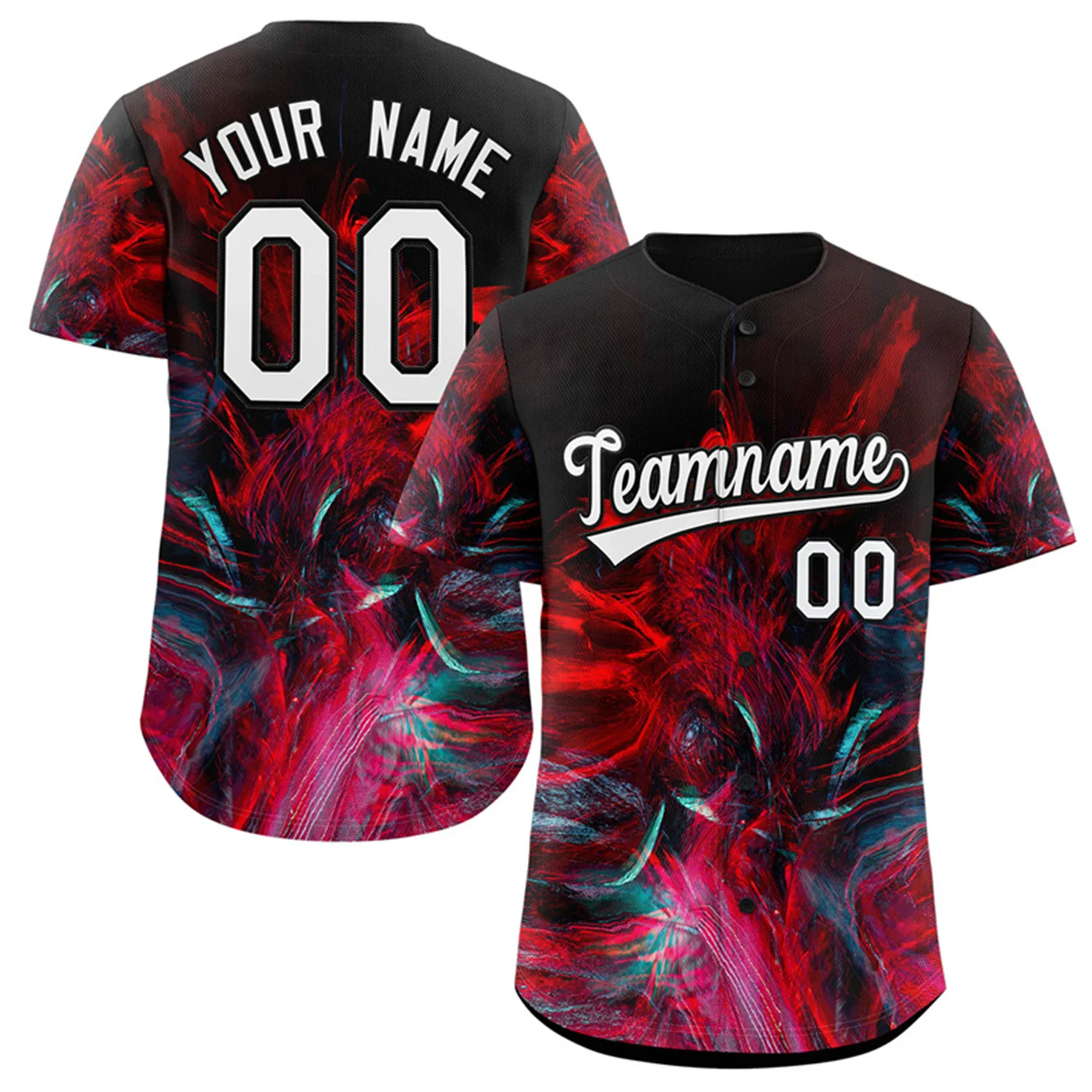 New Fashion Style Baseball Jerseys Printed Personalized Name Number Training Party Team Uniform For Unisex