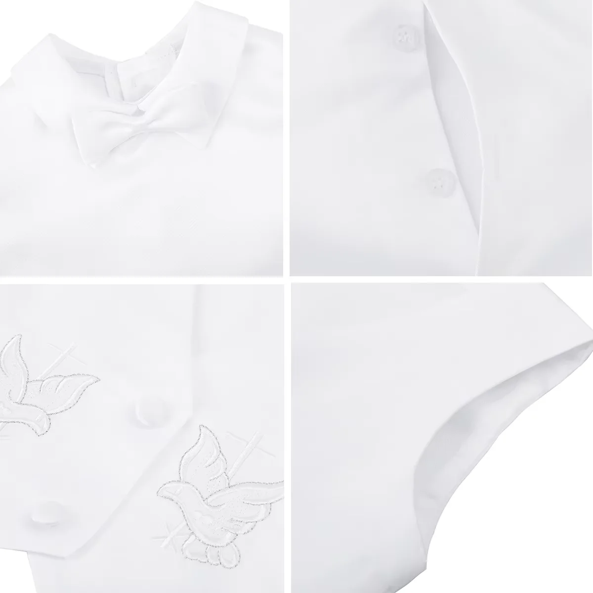 Baby Boy Dove Baptism Suit 5