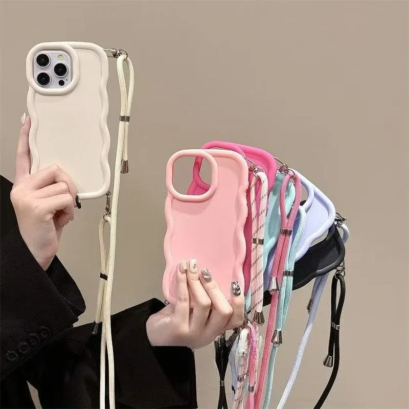 Adjustable Crossbody Lanyard Phone Case with Neck Strap