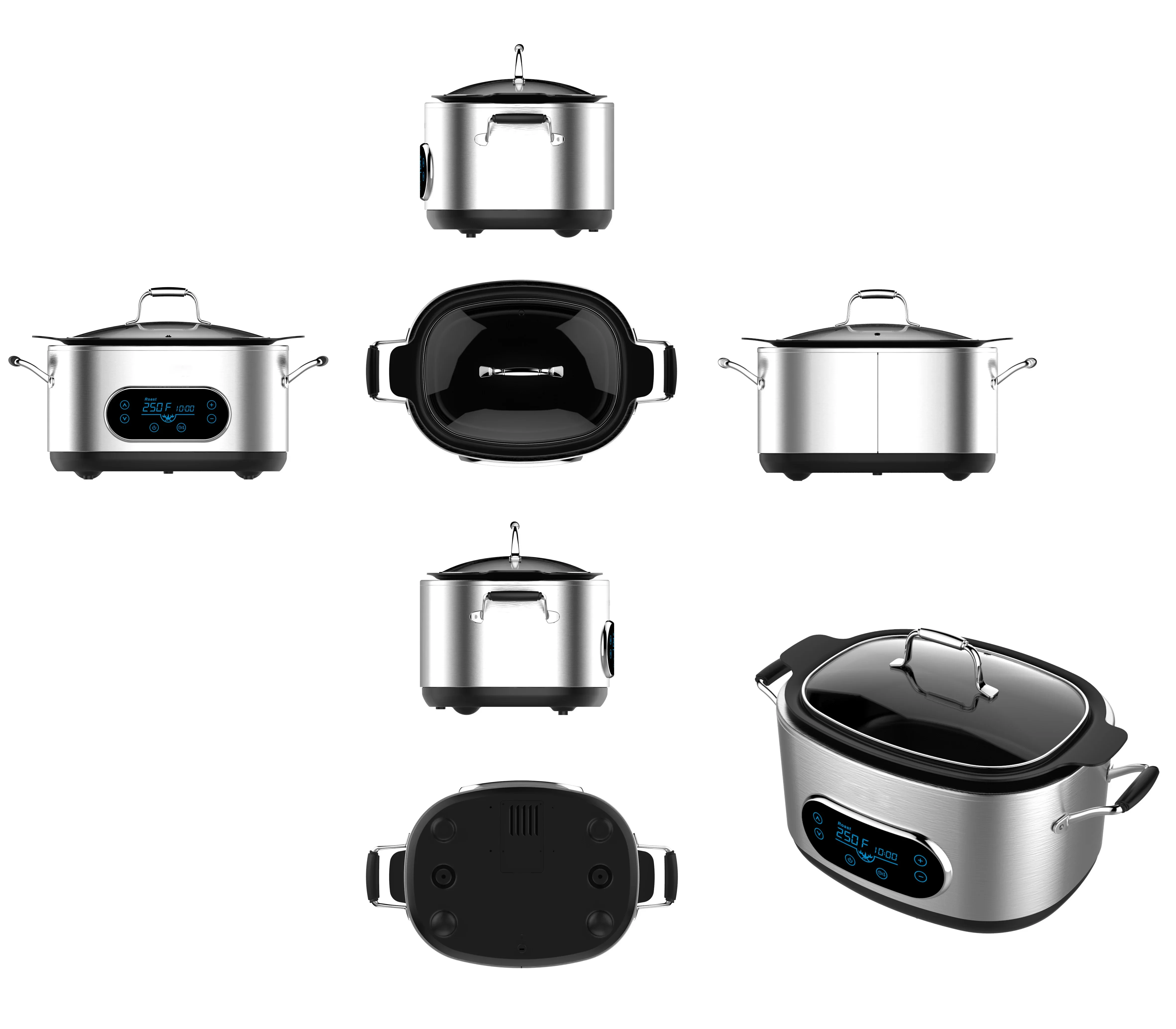 5.6L Digital Multi-cooker 11 in 1 LCD display slow cooker