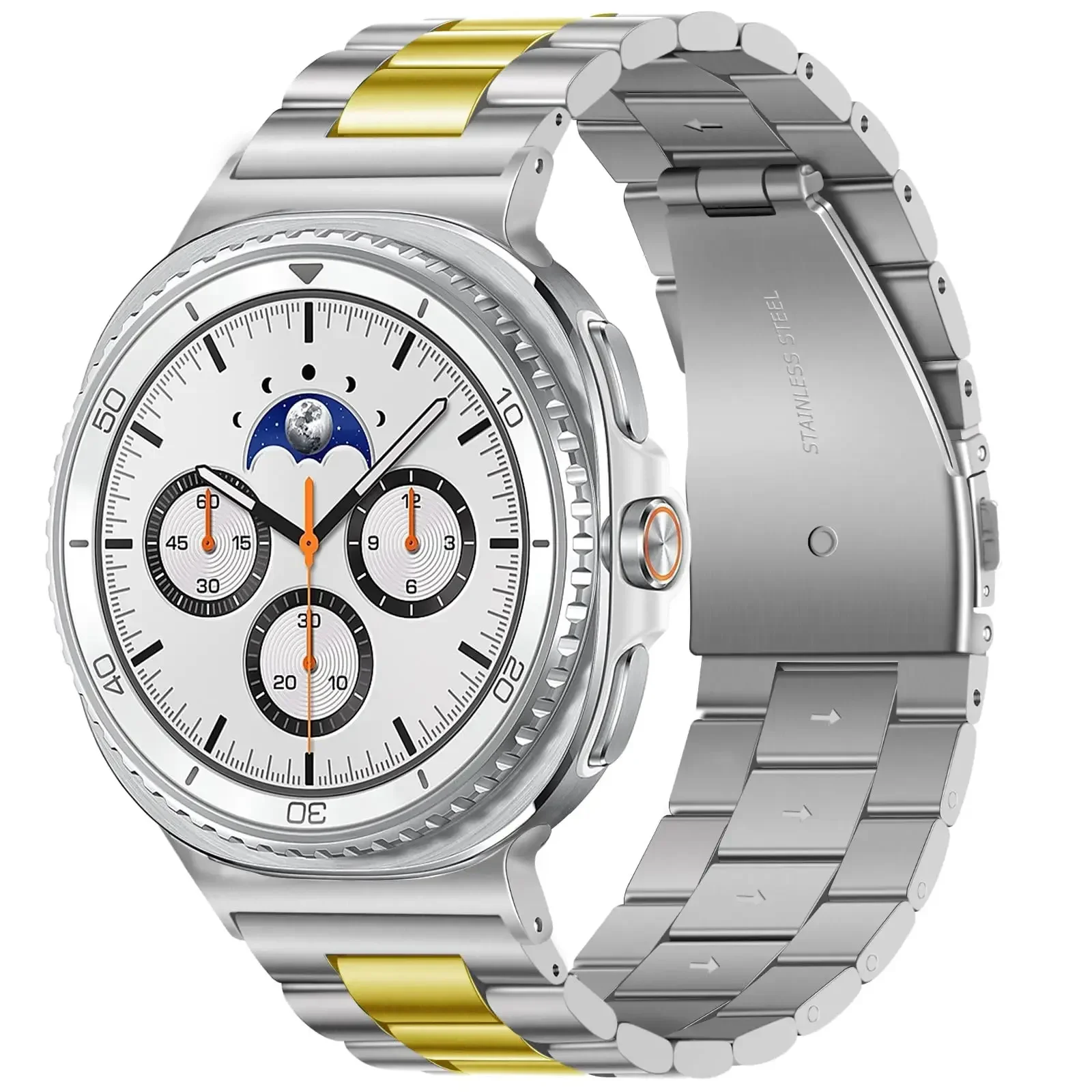 Luxury Stainless Steel Bracelet Band - Premium Metal Strap