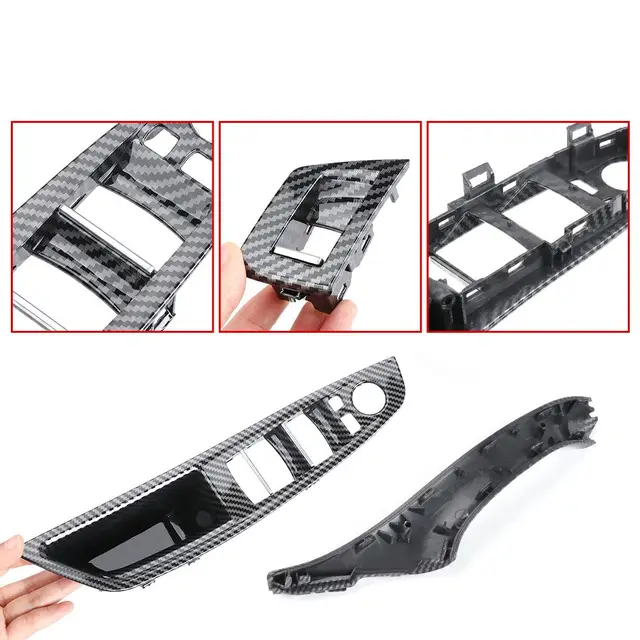 BMW F10/F11 LHD 차량용 내구성 있는 탄소 섬유 도어 핸들