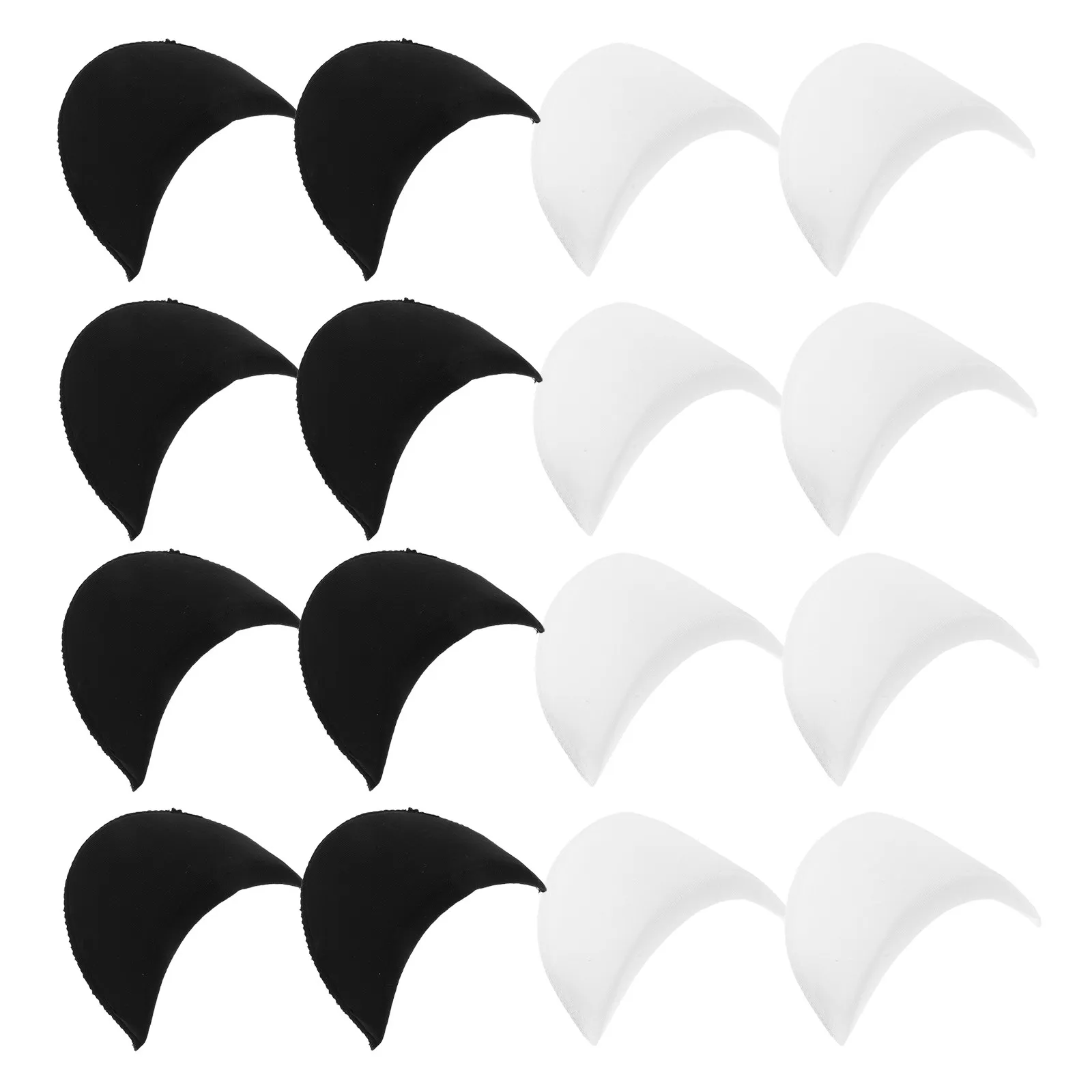 24Pcs 어깨 패드 스폰지 쿠션 인서트 통기성 미끄럼 방지 어깨 패드 여성 의류 정장 재킷