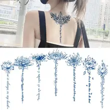 

Juice Temporary Fake Tattoo Sticker 15 Days Semi-Permanent Herbal Plant Tattoo Sticker Art Waterproof Temporary Tattoo for Women