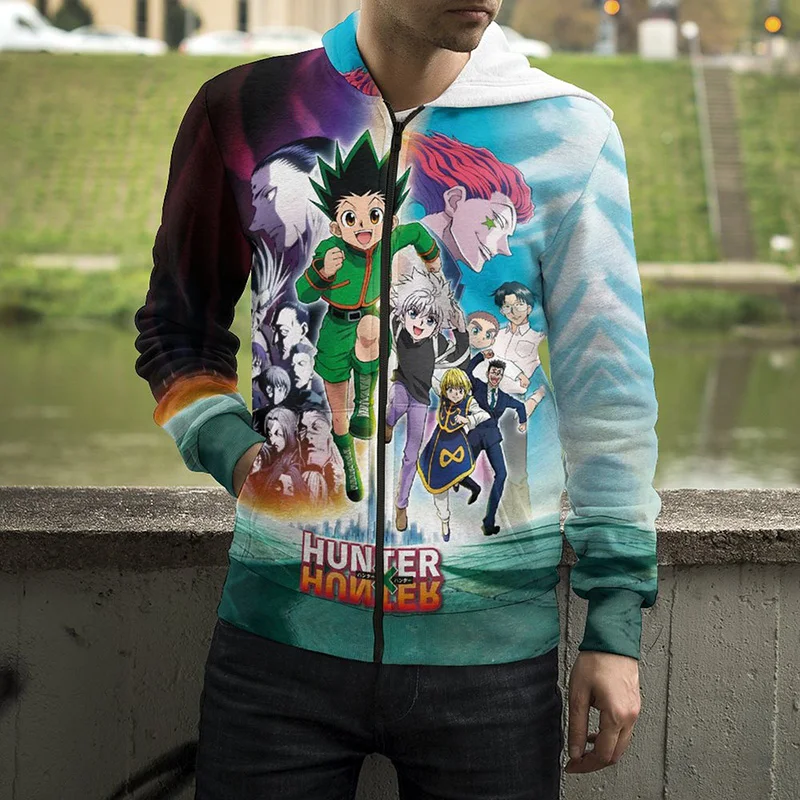 

Anime Hunter X Hunter Hisoka 3D Printed Zip Hoodie Men Women Children Casual Long Sleeve Cool Boy Girl Fashion Zip Up Hoodie