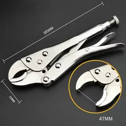 Heavy - Duty Multifunctional Pressure Pliers with Industrial - Grade Fixed Circular Grip (7in)