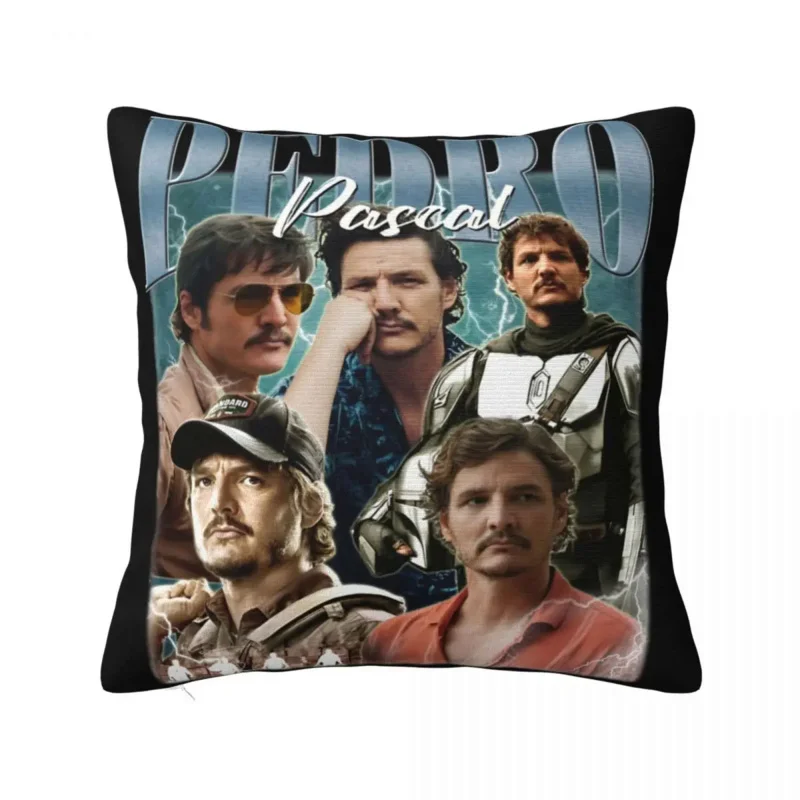 

Pedro Pascal Pillowcase Merch Soft Polyester Cushion Decoration Throw Pillow Case Cover Home Wholesale Mu New Product