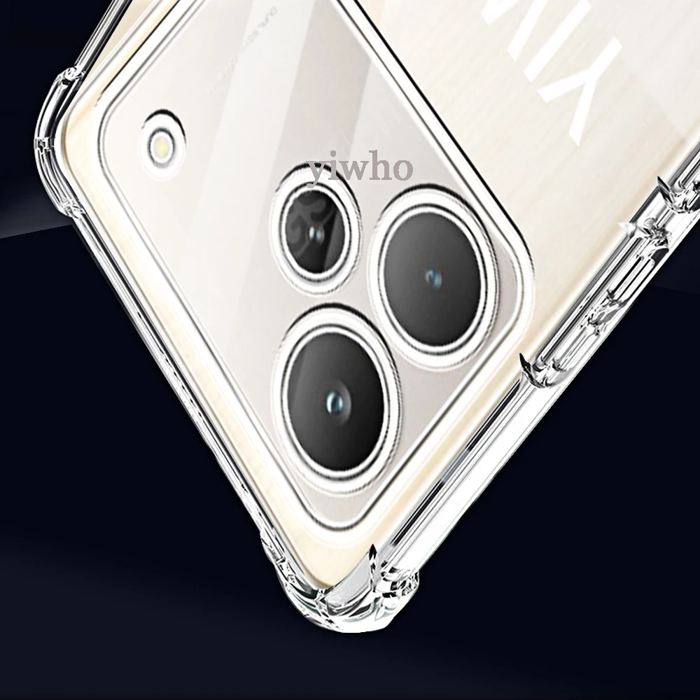 Shockproof Transparent Soft TPU Phone Case - Clear Protective Cover