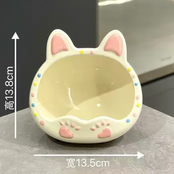 Posacenere in ceramica colorato a mano creativo Cartoon Feeling Cute Home Living Room Tavolino da caffè Ornamento Tazza per sigarette