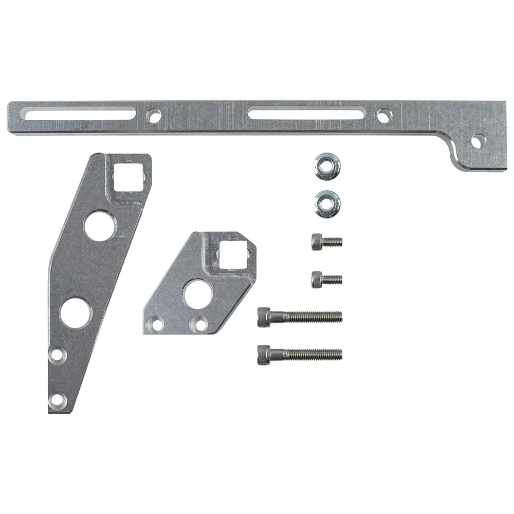 

For 102mm Fabricated Aftermarket Sheet Metal Intake Cathedral Port Designed ICT Billet LS1 Adjustable Throttle Cable Bracket
