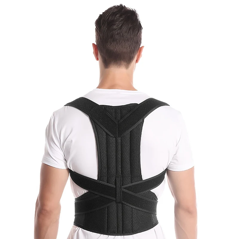 Alloy Bar Posture Correction Belt Scoliosis Back Brace Spine Corset Shoulder Therapy Support Posture Corrector Orthopedic Back
