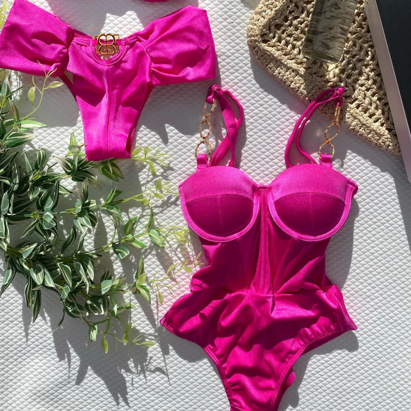 Women One Piece Push Up Swimsuit Summer Beachwear
