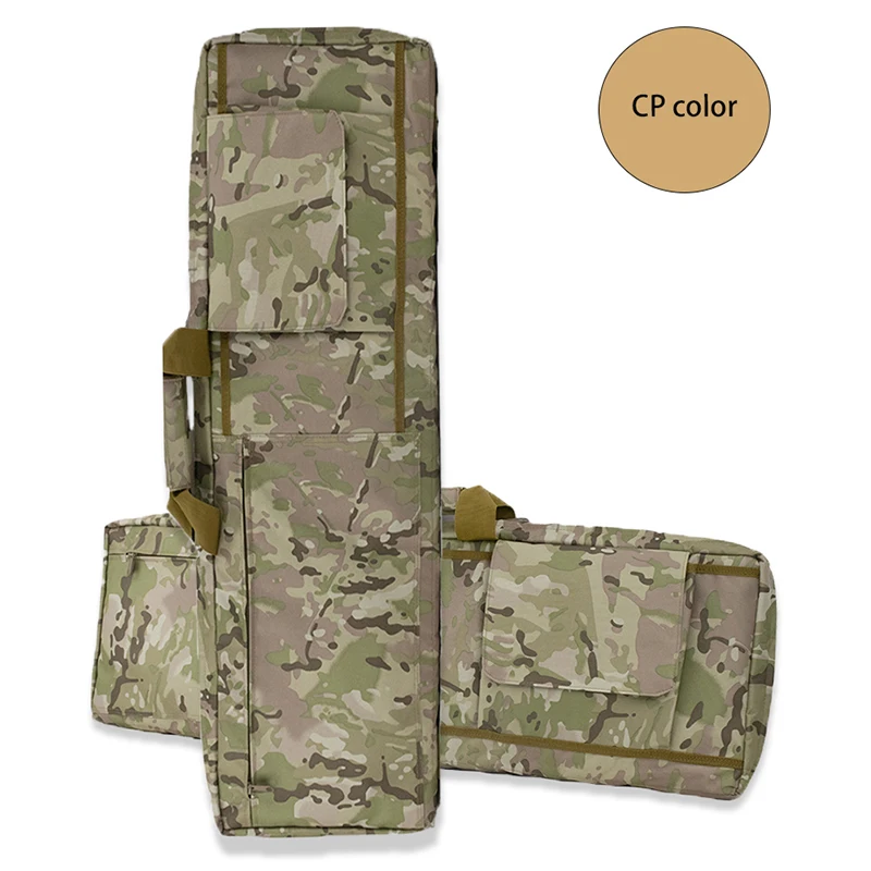 85CM/100CM attrezzatura da caccia borsa tattica per pistola da viaggio custodia per fucile da caccia custodia a tracolla Wargame con protezione in cotone - immagine 5