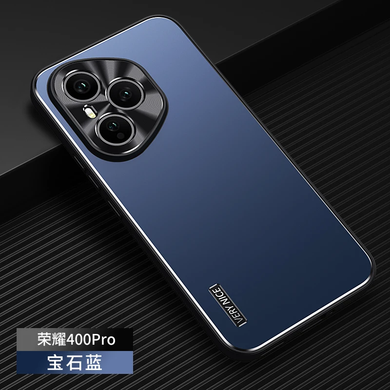 Enhanced Metal Camera Frame Protection Case with Aluminum Alloy Frosted Back & Shockproof Bumper Cover