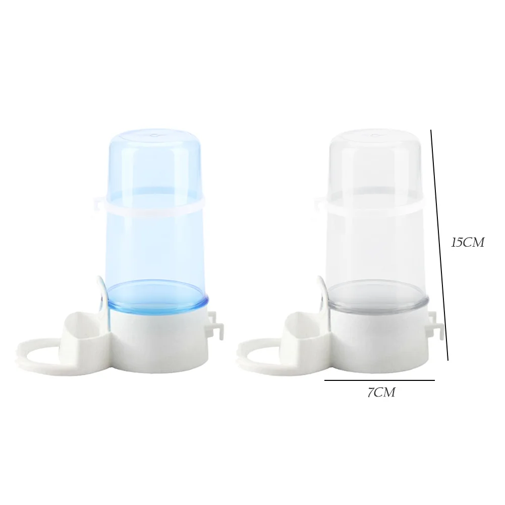 Bird Water Drinker Feeder Container Automatic Pet Feeder Birdcage Hanging Bowl Water Bottle Parrot Drinking Water Food Dispenser 6