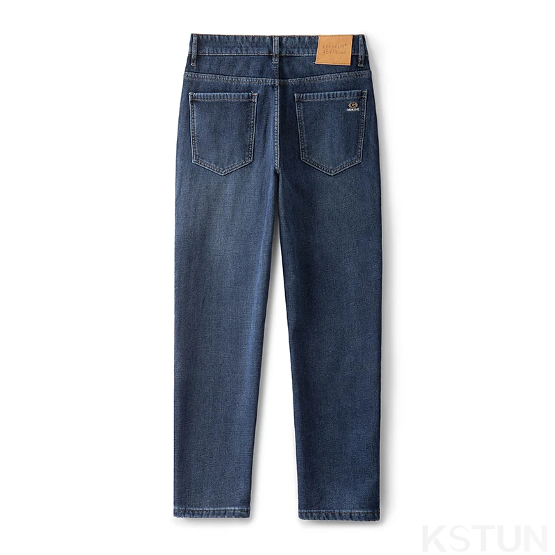 KSTUN 2024 Men Warm Jeans Thicken