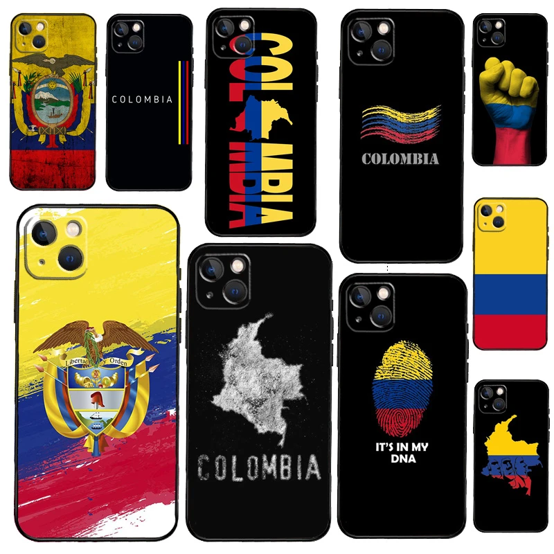 13 case Colombia Flag Phone Case For iPhone 13 12 Mini 11 Pro Max SE 2020 6 7 8 Plus X XS Max XR Cover Shell iphone 13 pink case