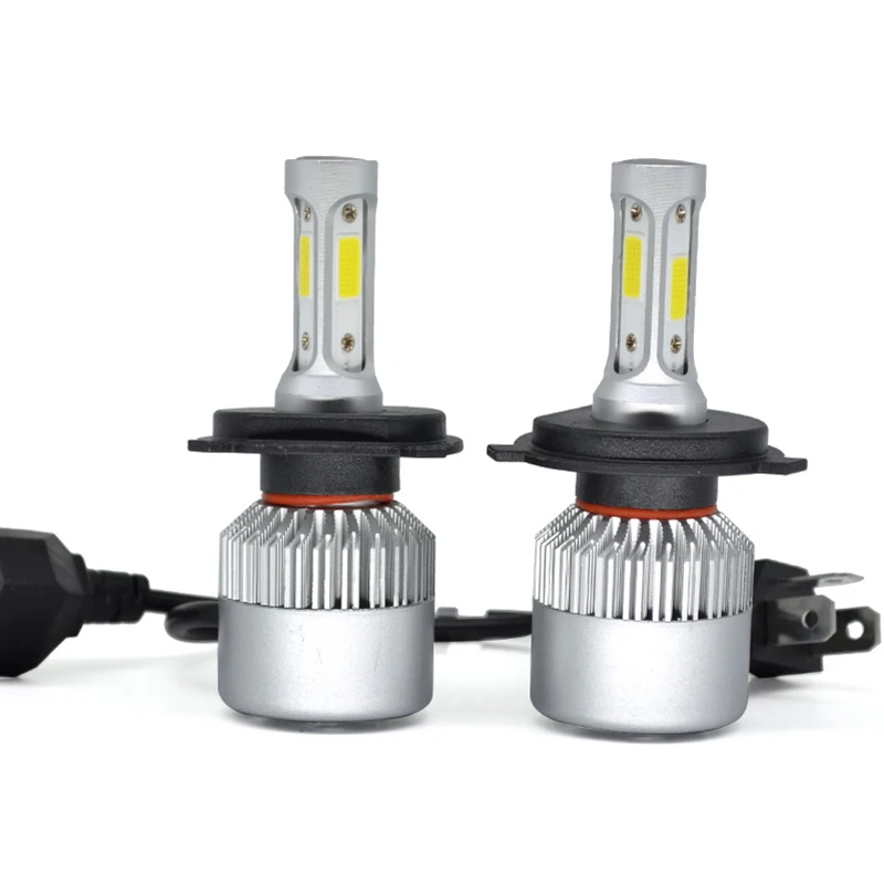 Cob 자동차 LED 헤드라이트 전구, 안개등, 2X S2 H4 5600Lm, 6500K