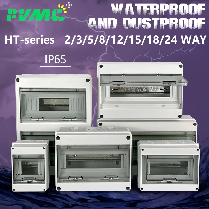 Caixa de Distribuição Impermeável e Dustproof Série do gh Plástico do pc Exterior Bonde Ip65 gh 12 15 18 24way
