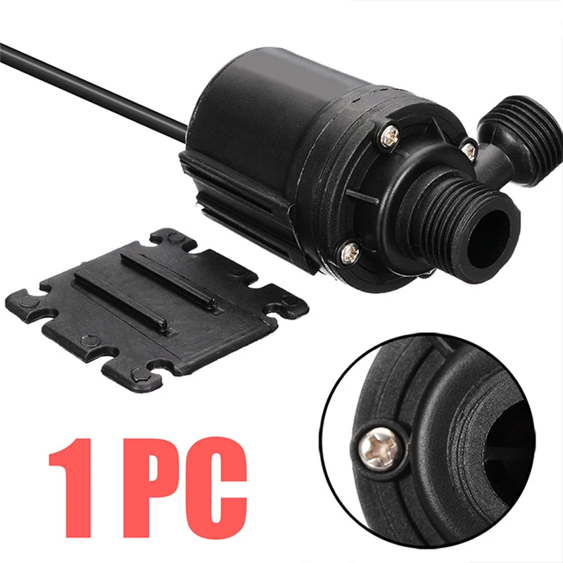 DC 12V 24V Silent Portable Brushless Motor Submersible Pump Pump Flow 800L/H Suitable for Cooling System Fountain Water Heater