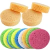 25 Pcs Compression Face Puff Facial Sponges Makeup Blender Removal for Estheticians Cellulose Scrubber Cleansing 2