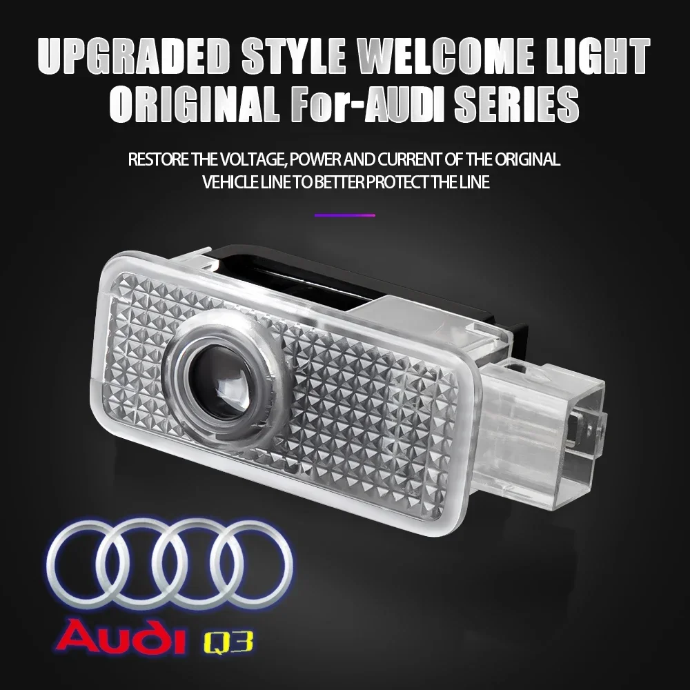 HD Car Door Welcome Light Sticker Set – 2Pcs