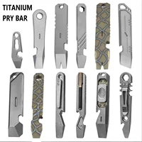 Titanium EDC Pocket Tools - Various Styles Wrench, Pry Bar, Bottle Opener