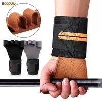 1Pair Training Sport Gloves for Men Women Workout Gloves Fitness Body Building Weightlifting Gym Hand Wrist Palm Protector Glove 1