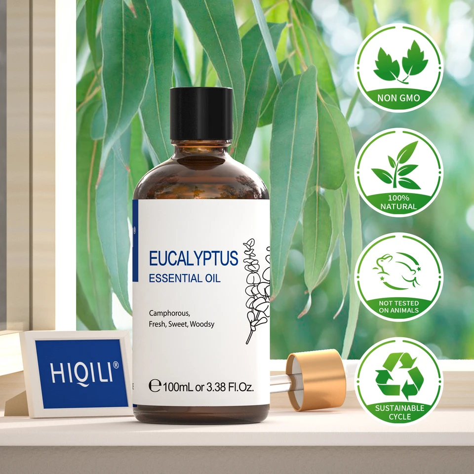 Eucalyptus Vanilla Essential Oil for Aromatherapy and Massage
