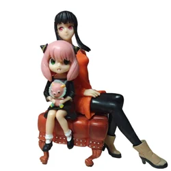 Anime Figure Statue - 15cm Spy×Family Anya & Yor on Sofa - Desktop Decoration Ornament - 15cm (Anya and Yor)