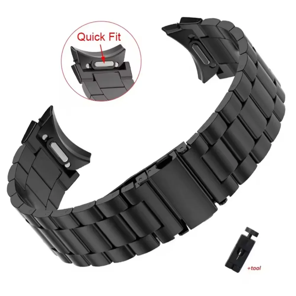Sleek & Stylish Metal Strap for Smartwatches – No Gap Design, Fashionable & Comfortable Band