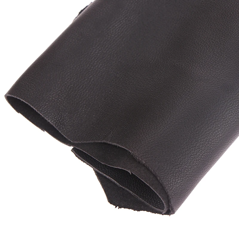 Description Picture 3 of itemThickness 0.6mm 20x30/30x40cm Black Soft Genuine Leather Fabric Sheet Real Goat Skin Piece Sewing Leather Material
