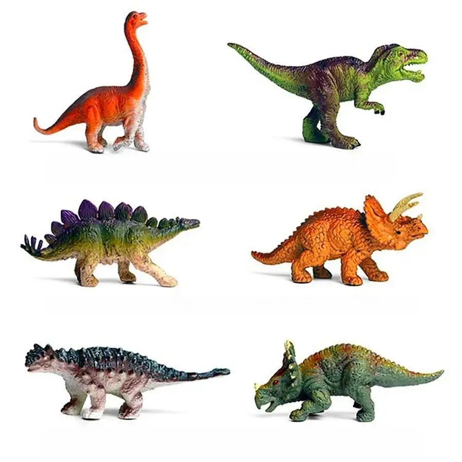 Wild dinosaurs cats pet dogs horses animal models cake decorations figure ornaments children's educational cognitive toys educational toys dinosaur model toys animal model toys