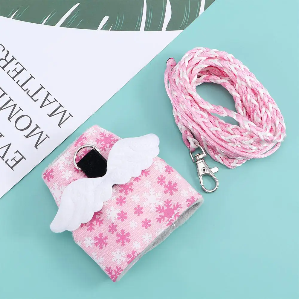 Cute Fashion Nylon Rope Gerbil for Rat Squirrel Chinchilla Mouse Vest Walking Lead Pet Supplies Hamster Leash