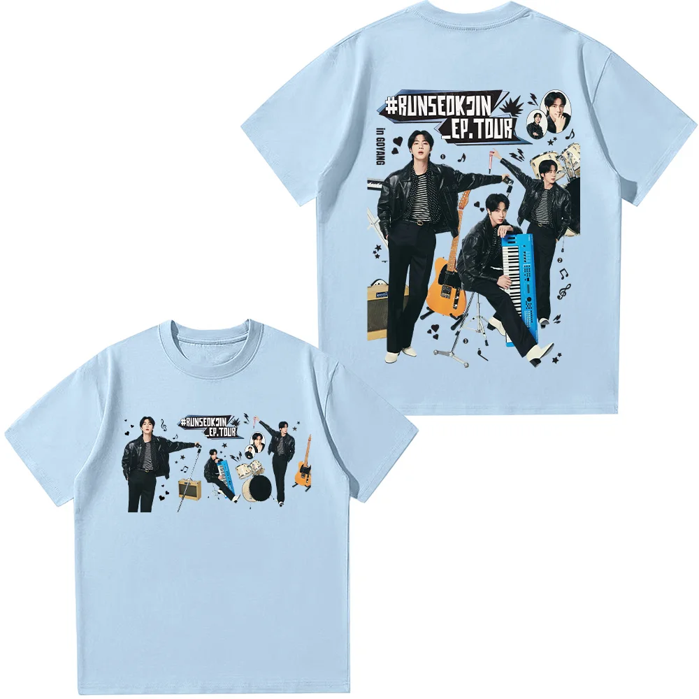 Jin EP Tour T-shirts Runseokjin Fashion Design 2025 TShirt