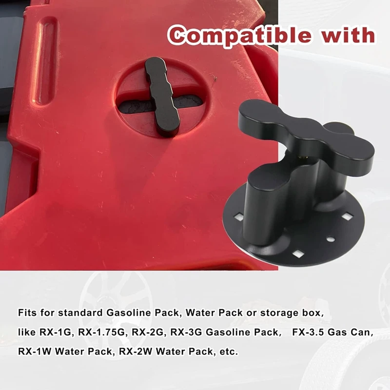 Pack Mount Bracket Cargo Racks For Standard Pack Mount Compatible With Fuel & Gas Can & Water