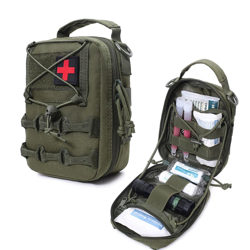 Tactical Molle First Aid Kit Bag Edc Medical Pouch Survival Emt